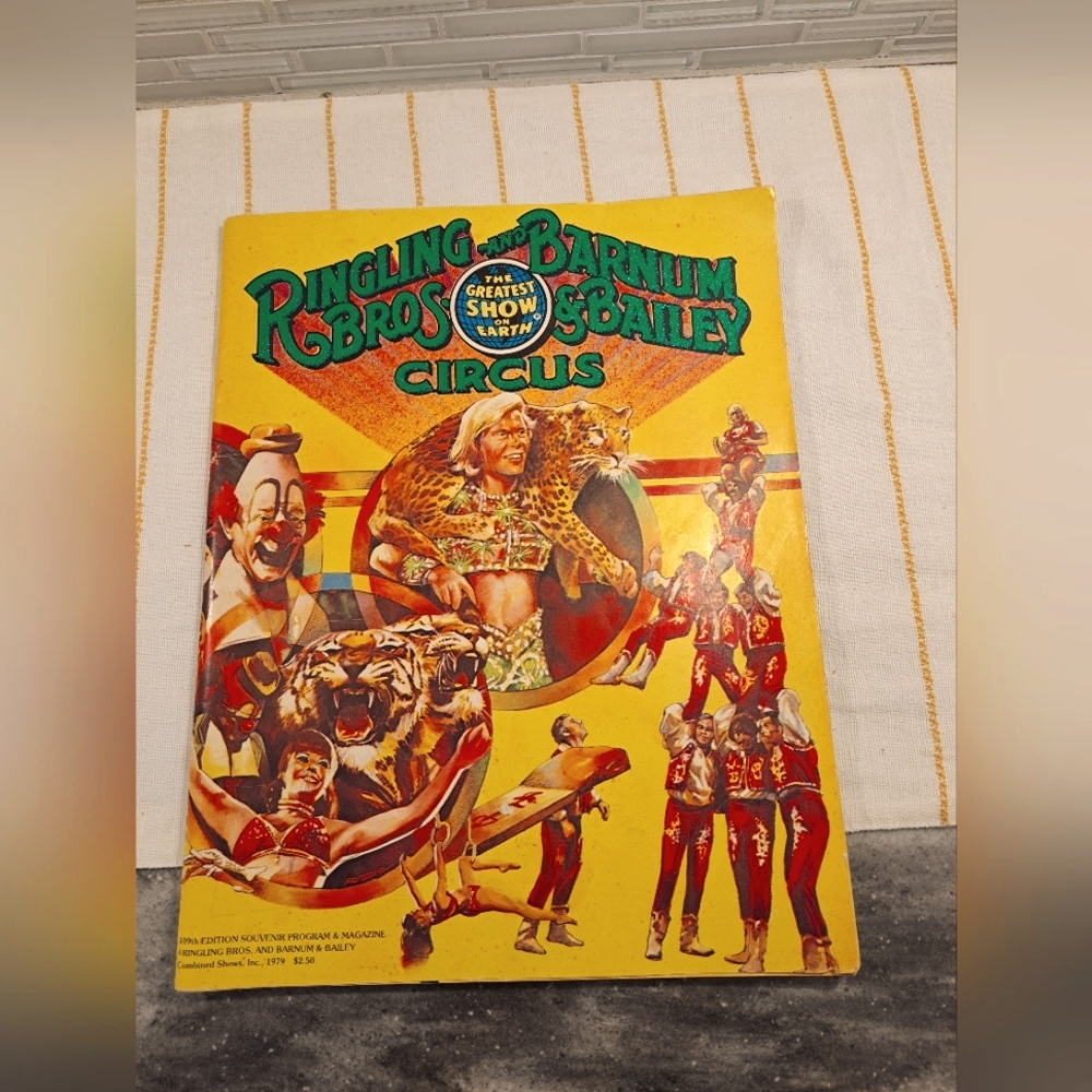 1979 Ringling Bros. & Barnum & Bailey Circus Souvenir Program Vintage
